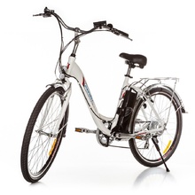 Градски електрически велосипед 2806 бял